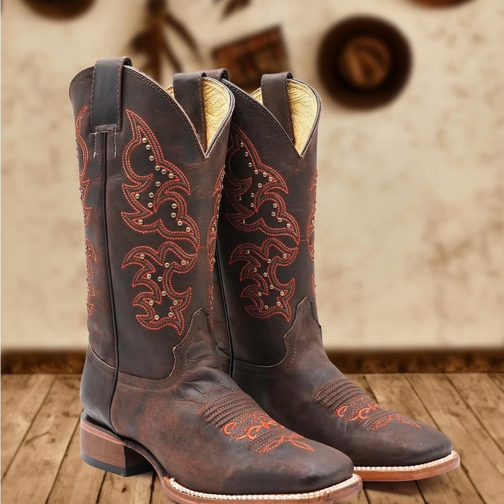 Brown Western Cowboy Boots